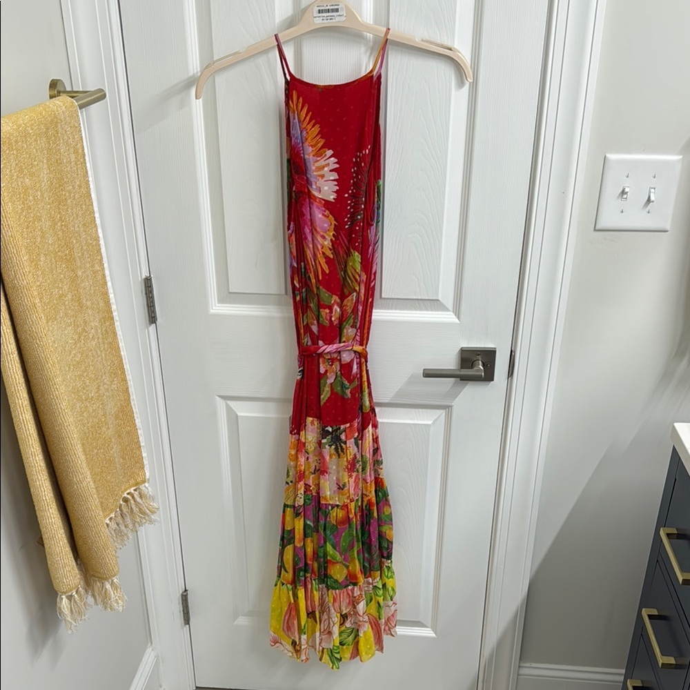 FARM Rio Red Floral Maxi Dress - Picture 7 of 7